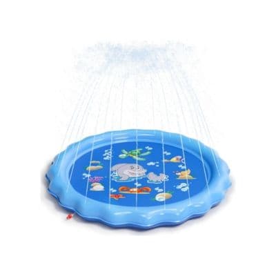 Alfombra Inflable Tipo Fuente Piscina Nino Media