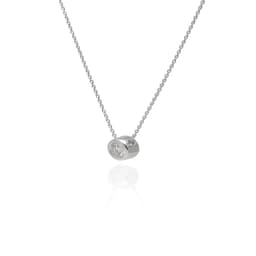 Collar de Oro 18kt Diamante Punto de Luz 15pts Corte Brillante SI/H Amarillo 50