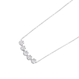 Collar de Oro 18kt con Diamantes de 34Pts SI/H Totales Corte Brillante Amarillo 50