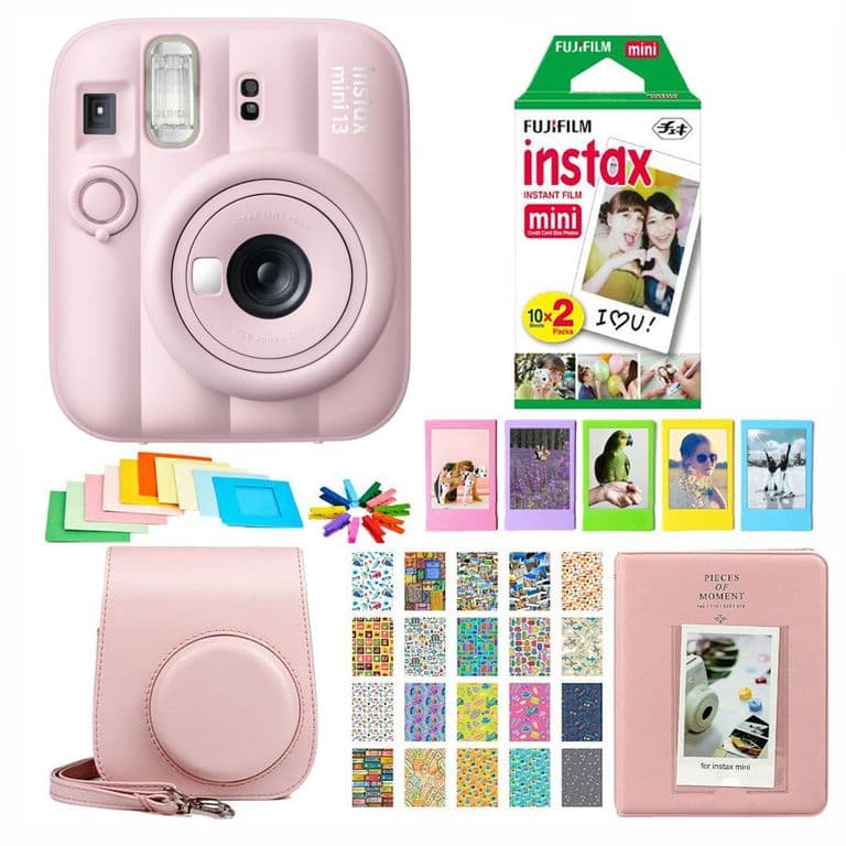 SET COMPLETO CAMARA INSTAX MINI 13 +20 PELICULAS +ACCESORIOS