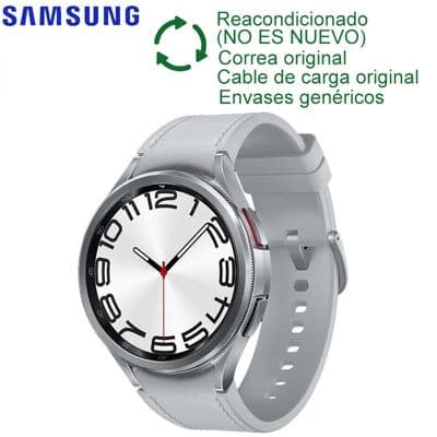 Galaxy Watch 6 Classic 47mm Plata Reacondicionado(Semi Nuevo)