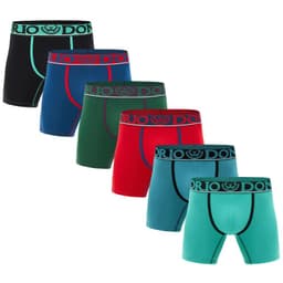 Pack de 6 Boxer Medio Algodon Hombre Giovacchino Multicolor L
