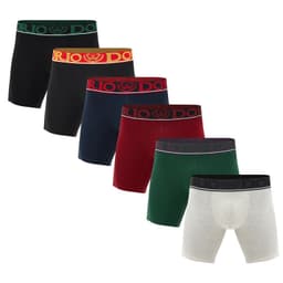 Pack de 6 Boxer Medio Algodon Hombre Giovacchino Multicolor L