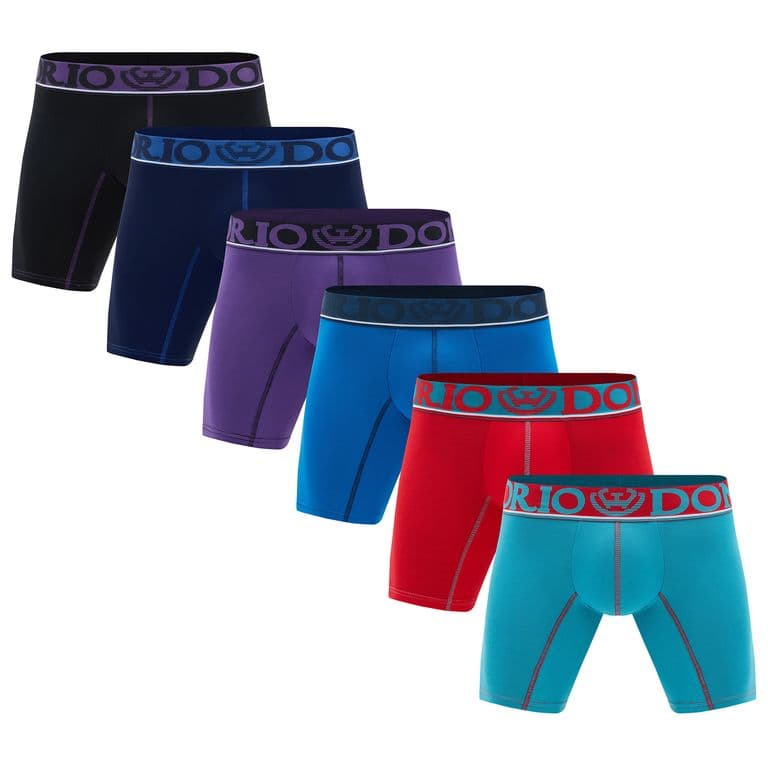 Pack de 6 Boxer Medio Algodon Hombre Giovacchino Multicolor 2XL