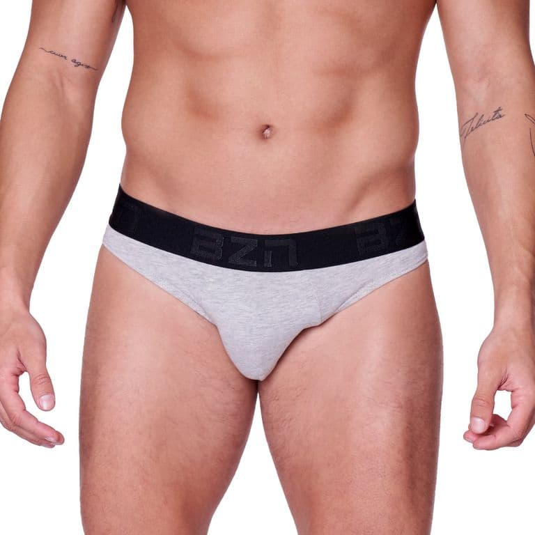 Slip Algodon Lycra Hombre 5412 Melange S