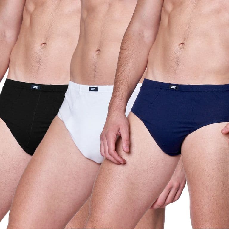 Pack3 Slip Algodon Hombre 5422 Azul 2XL