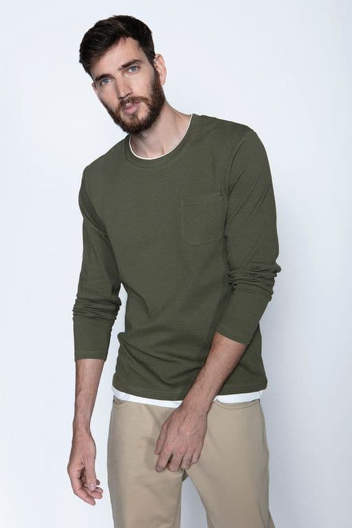 Polera Hoboken Verde Verde S