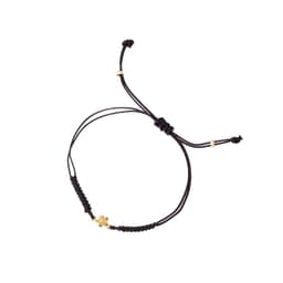 Pulsera de Oro 9kt Flor Ajustable Amarillo 19