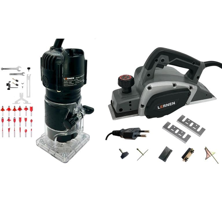 Pack Fresadora Router Tupi Cepillo Electrico Carpinteria