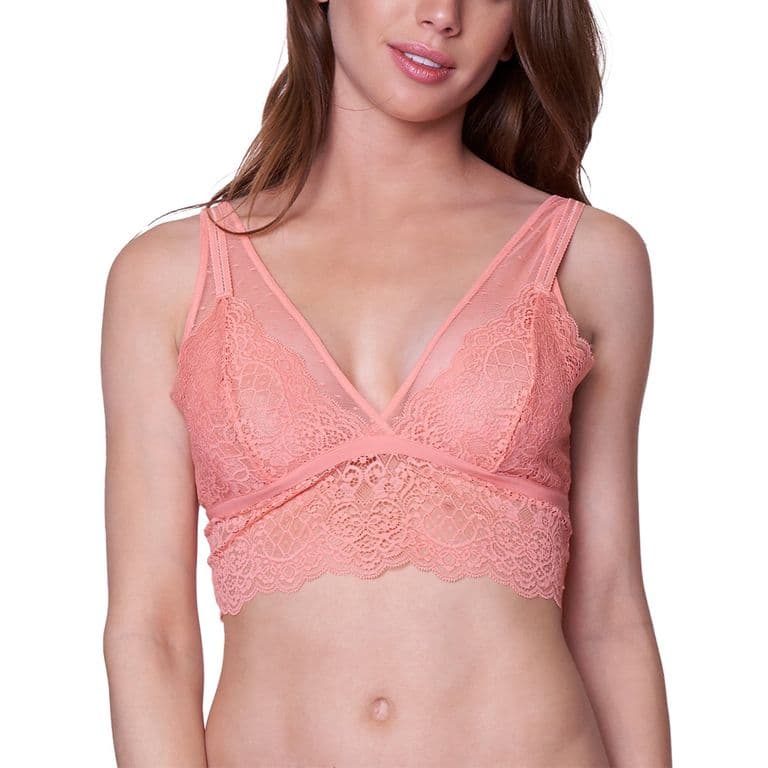 Bralette Doble Encaje 3832 Coral 38B