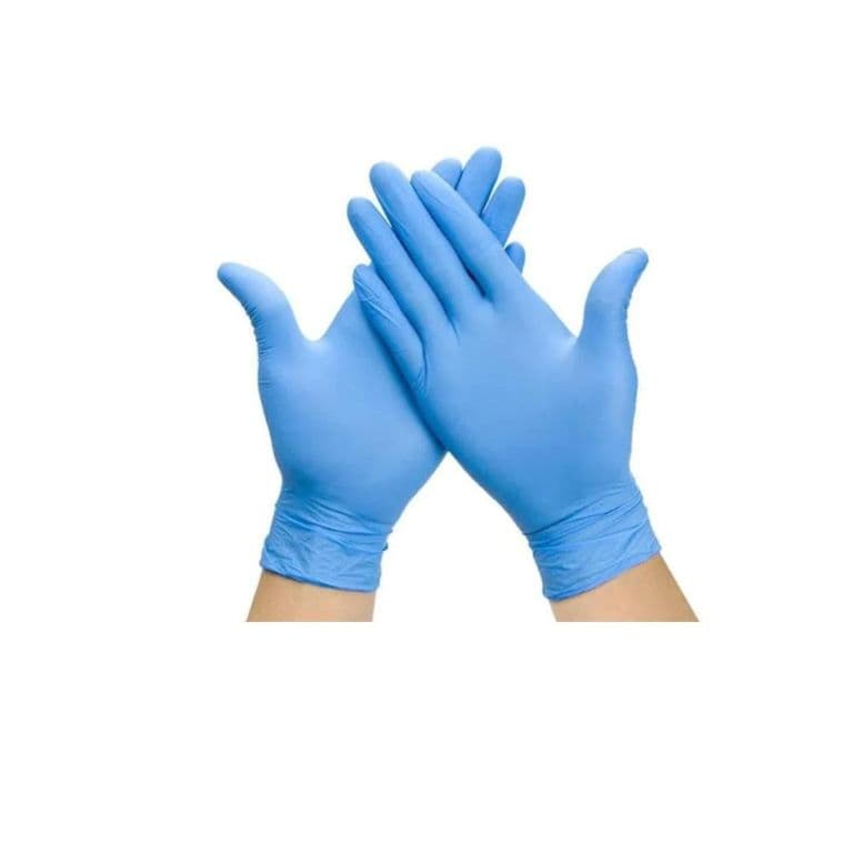 Guantes De Nitrilo Azul Clean Carrier 100un Talla L Azul L