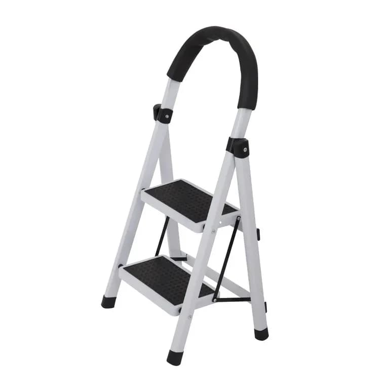 Escalera Taburete Plegable 2 Peldanos Antideslizantes