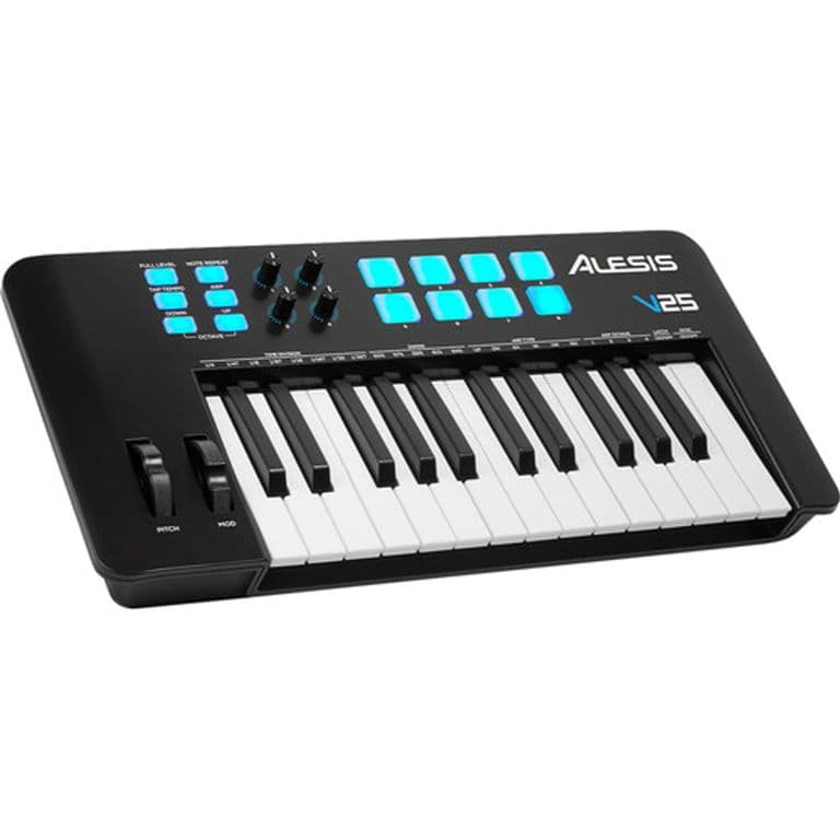 Controlador MIDI 25 Teclas Profesional V 25 MKII