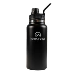 BOTELLA BOCA ANCHA 940ML NEGRO