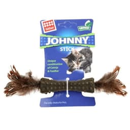 JOHNNY STICK CON DOS LADOS DE PLUMA NATURAL CAFE