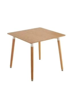 Mesa Eames Cuadrada Madera 80x80 cm