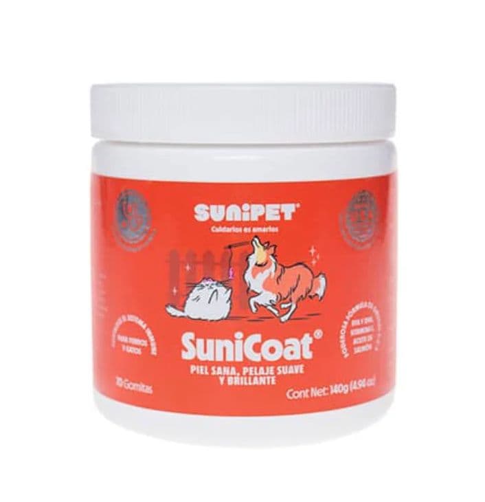 SuniCoat piel y pelaje 70 gomitas
