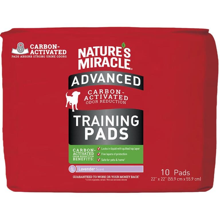 Panales de entrenamiento Natures Miracle 10 u. c/ Carbon A.