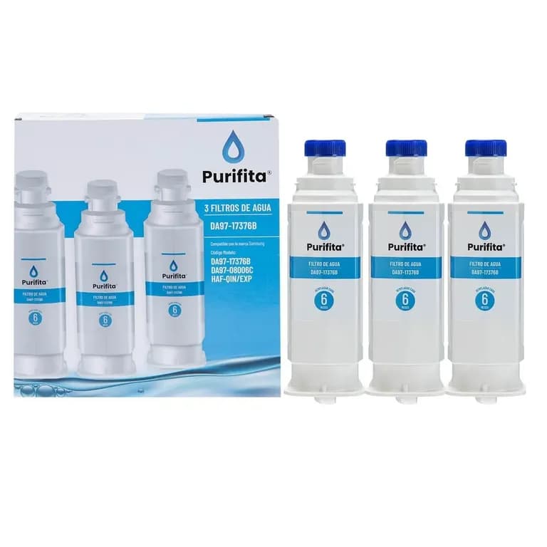Filtro Agua Refrigerador Samsung Purifita DA97-17376B Set 3