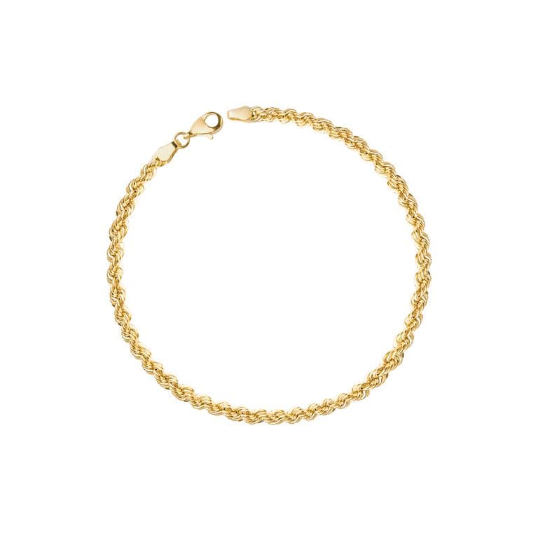 Pulsera de Oro 14kt Turbillon 1 Amarillo 19