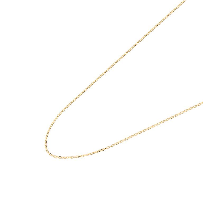 Cadena de Oro 14kt Limada 2 Amarillo 45