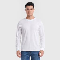 Polera Pijama manga larga Hombre 5634 Gris M