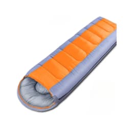 Saco de Dormir para Camping y Playa 1800g con Gorro Naranjo