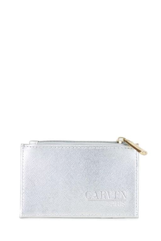 Tarjetero mujer Chad plateado Paris Gris S