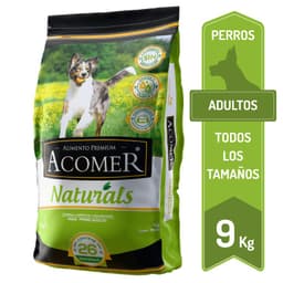 Alimento Acomer Naturals perro adulto 9Kg