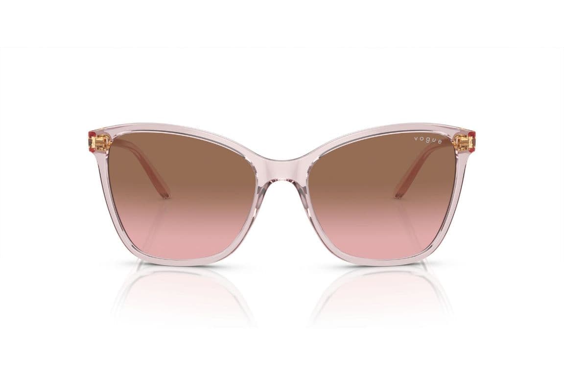 Lentes de Sol Rosado Transparente Degradado Eyewear Rosa M