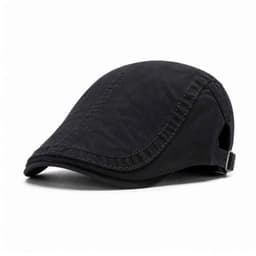 Boina Bromley Unisex Algodon Ajustable Estilo Clasico Negro S/M
