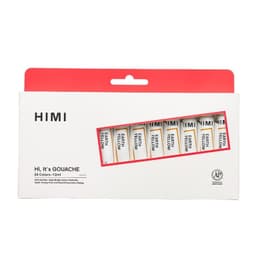 SET DE TUBO DE 24 PINTURA GOUACHE, 12ML