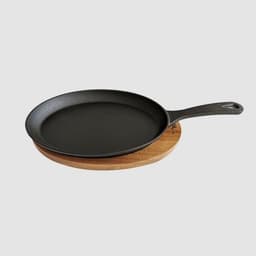Sarten Iron Cast Base Madera