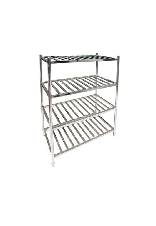 ESTANTERIA ACERO INOX TIPO REJILLA DE 90 x 60 x 155 cms IMAHE