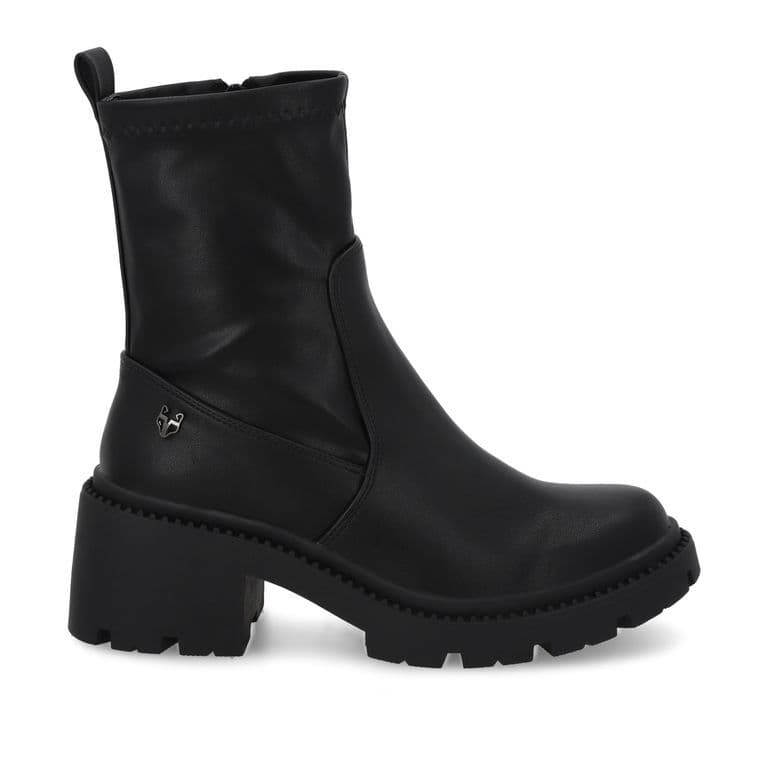 Botin Taco Negro Mujer 45741 Negro 37