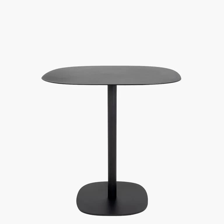 Mesa Cuadrada Steel Negra Form Negro