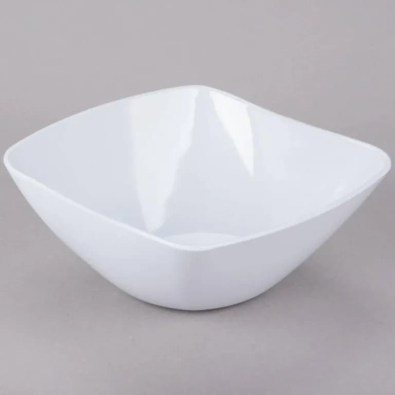 BOWL ONDEADO MELAMINA 18 CM. BLANCO IMAHE