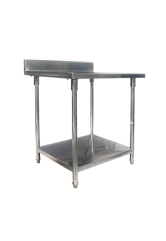 MESON CON RESPALDO ACERO INOX 80 X 70 X 85 CM IMAHE.