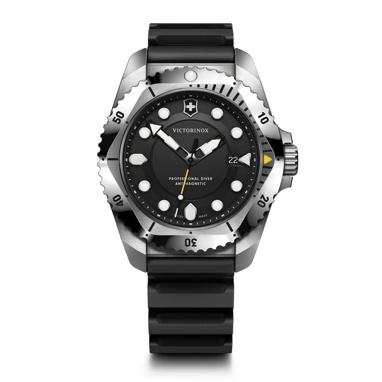 Reloj Dive Pro Quartz 43 mm negro caja acero Negro TALLA UNICA