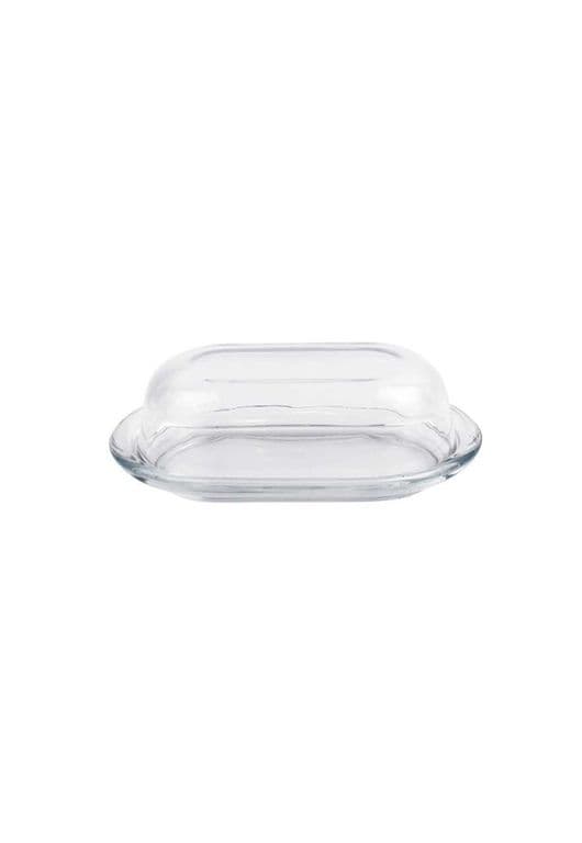 SET DE 2 MANTEQUILLERO VIDRIO LINEA BASICA