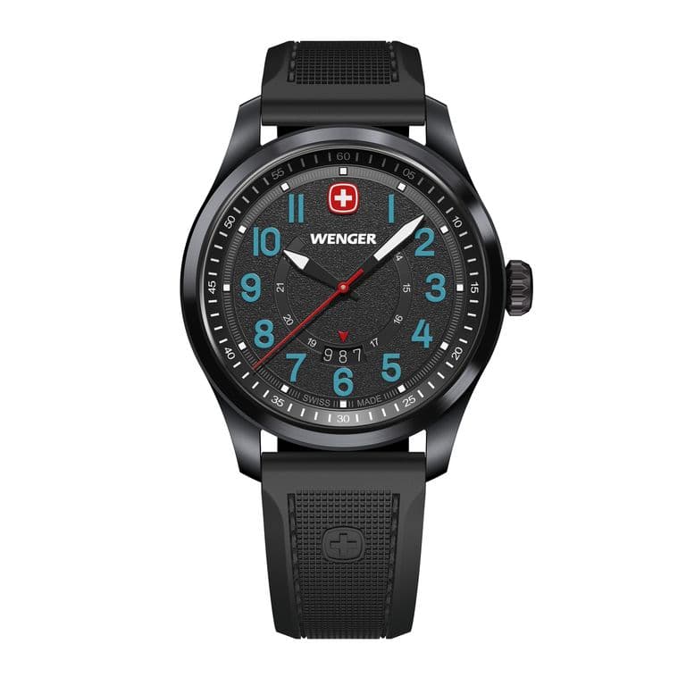 Reloj Terragraph 43 mm correa silicona negro Negro TALLA UNICA