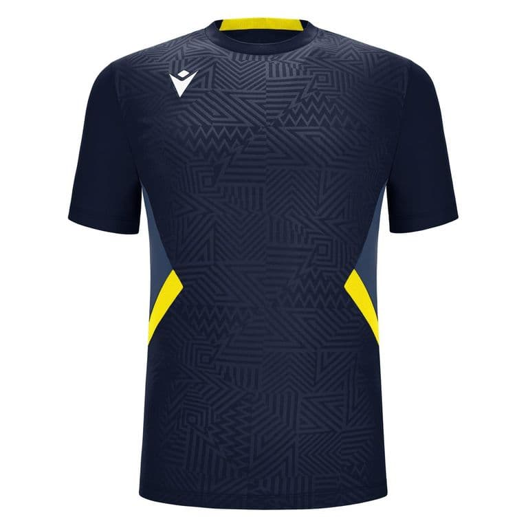Polera Shedir Hombre Azul Marino-Amarillo Azul Marino M