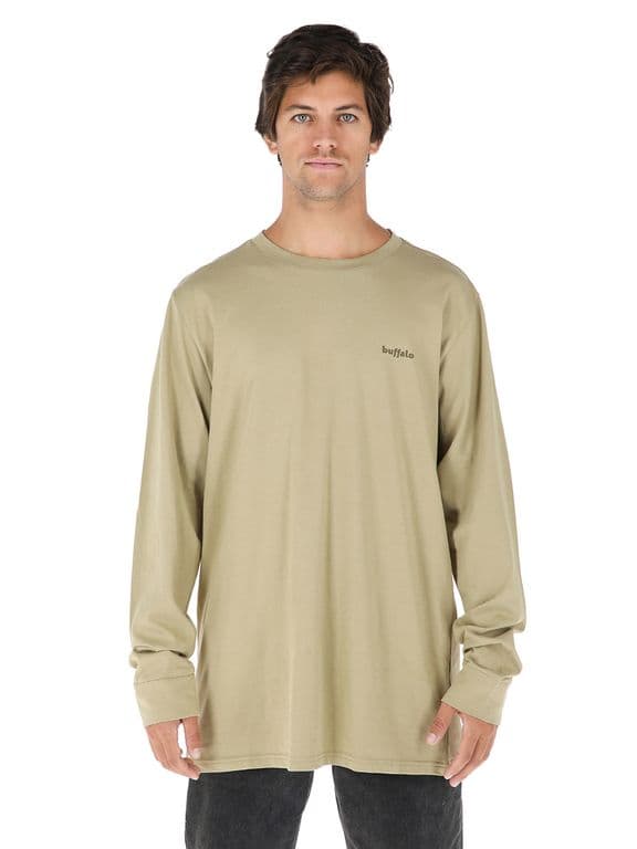Polera Manga Larga Keu Hombre Buffalo Verde L