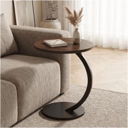 Mesa De Centro Lateral Living Vanguardia Madera Nactural