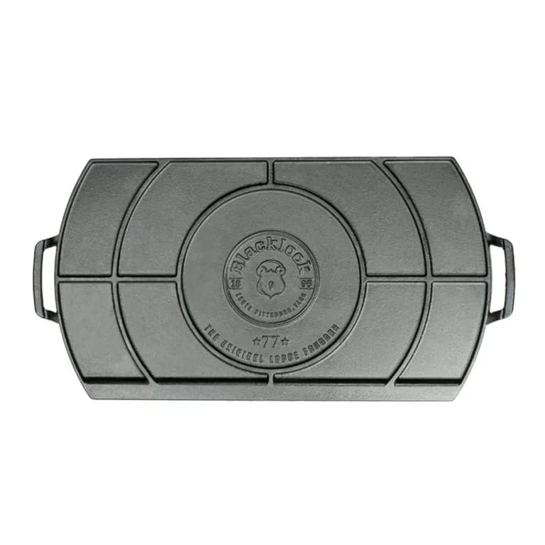 Plancha Doble Quemador Blacklock