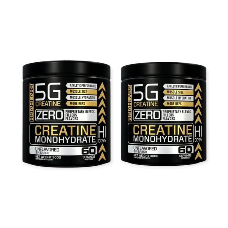 Pack 2 Creatinas Monohidratadas 300gr C/u -