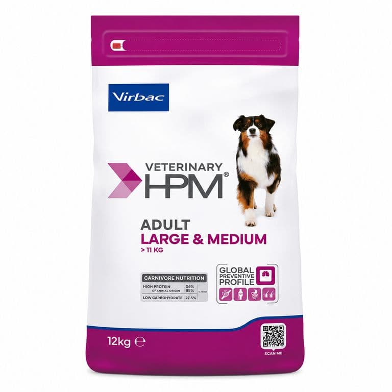 HPM Adult Large & Medium Alimento para Perros Adultos 12 kg