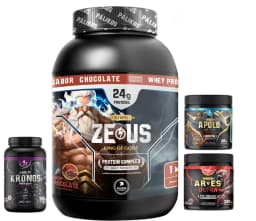 Proteina complex 1kgCreatina apolo 300gPre entreno Ares BCAA kronos