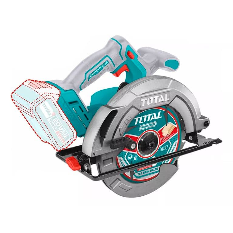 Sierra Circular Inalambrica 20v 185mm Total Tsli1851