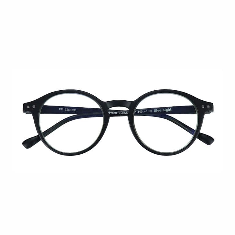 Lente lectura Anteojos opticos con aumento + 1.0 unisex Negro TALLA UNICA